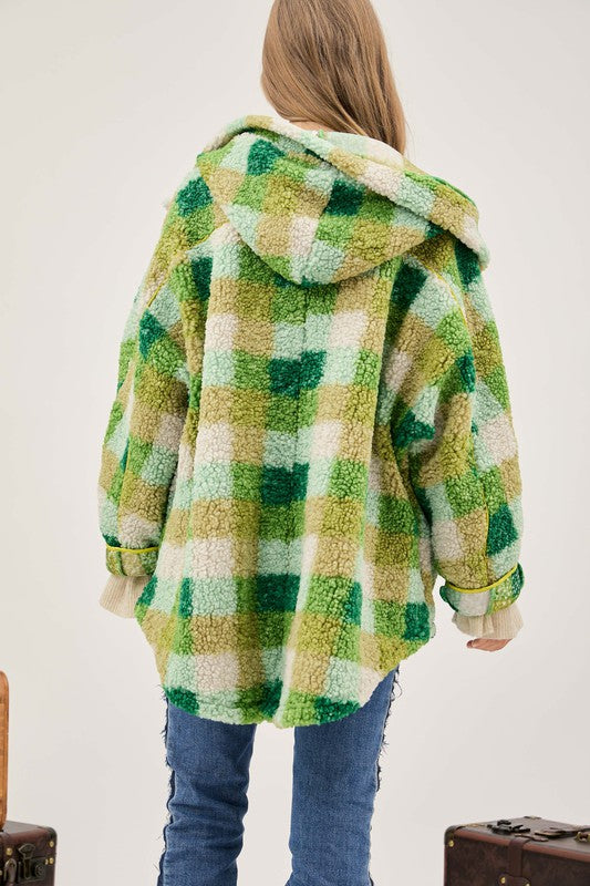 PLUS PLAID BACK SPIRIT JACKET