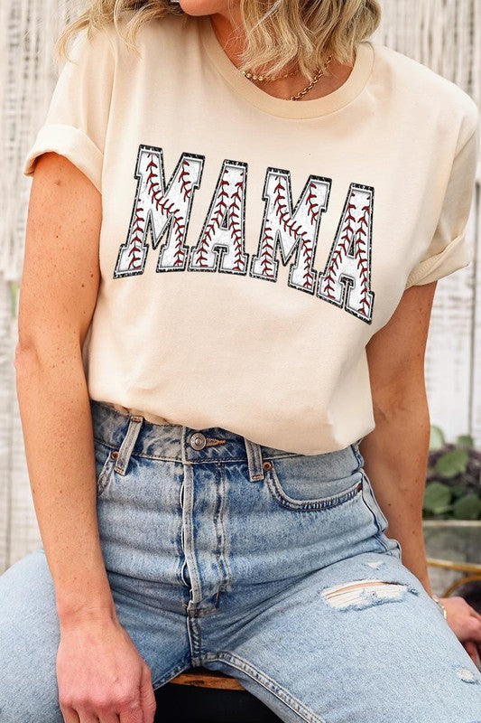 Baseball Mama Mothers Day Graphic T Shirts