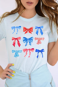 Coquette 4th Of July America Graphic T Shirts