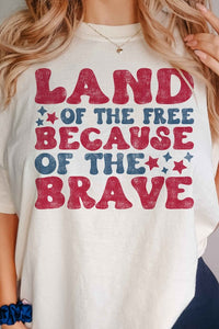 LAND OF THE FREE GRAPHIC TEE