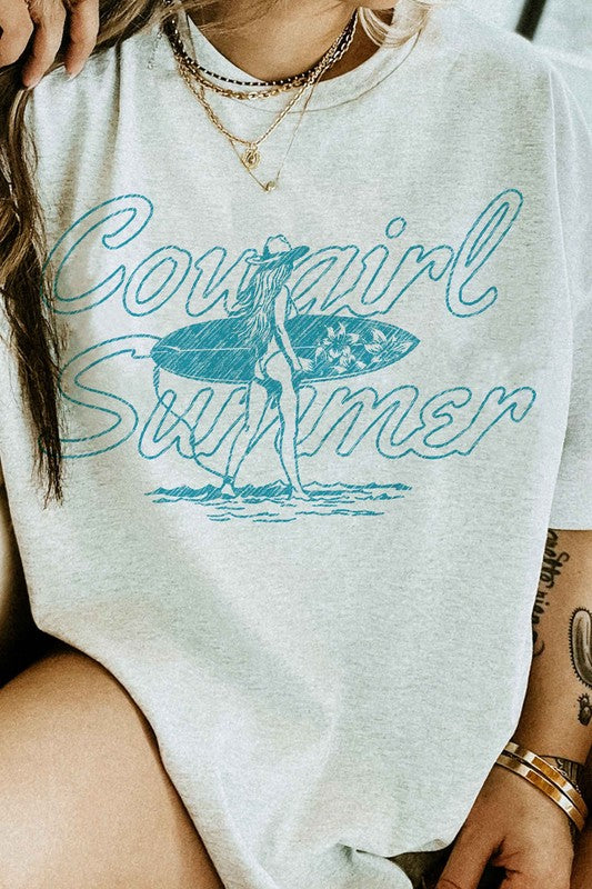 COWGIRL SUMMER WESTERN GRAPHIC TEE