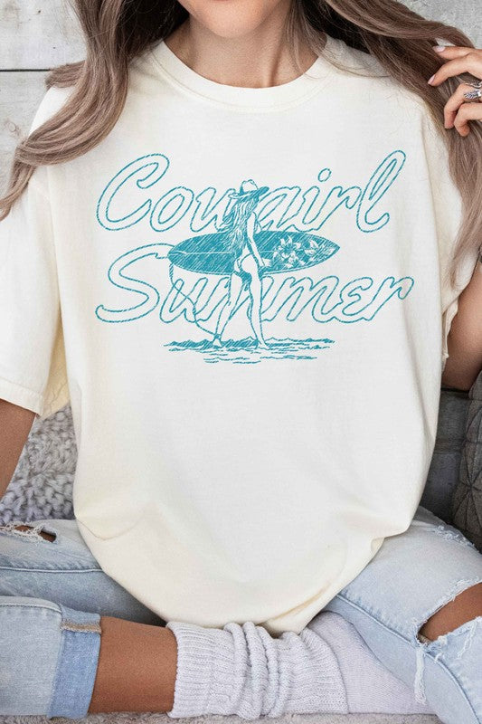 COWGIRL SUMMER WESTERN GRAPHIC TEE