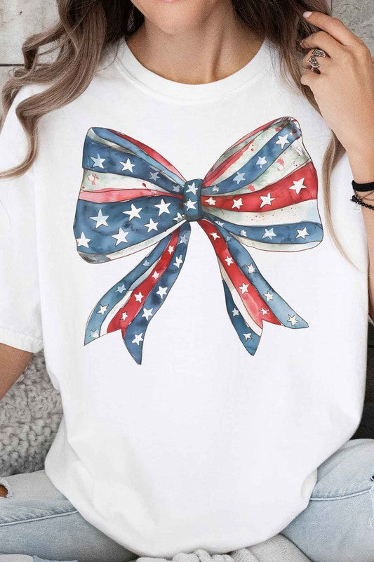 AMERICAN BOW COQUETTE OVERSIZED GRAPHIC TEE