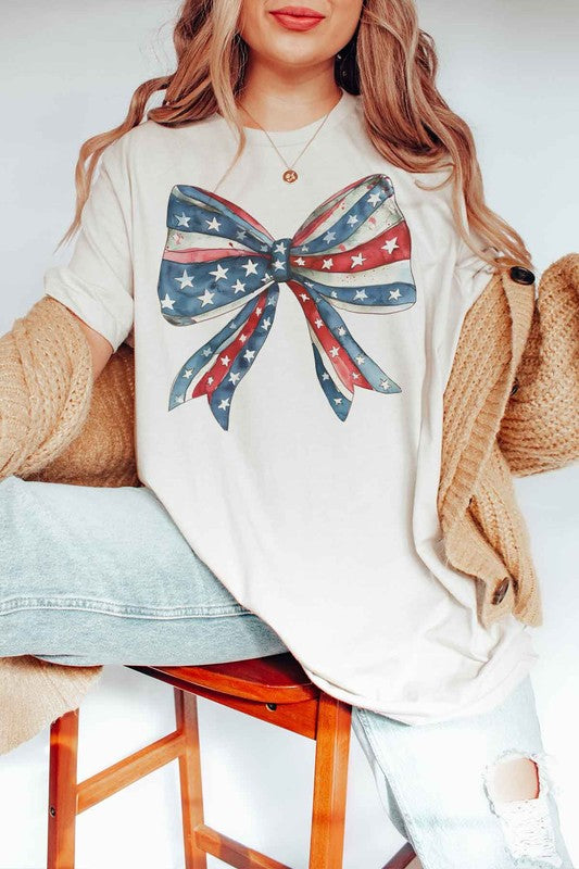 AMERICAN BOW COQUETTE GRAPHIC TEE