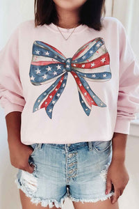 AMERICAN BOW COQUETTE GRAPHIC SWEATSHIRT