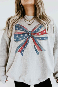 AMERICAN BOW COQUETTE GRAPHIC SWEATSHIRT