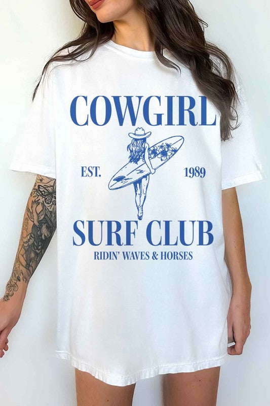 COWGIRL SURF CLUB GRAPHIC TEE