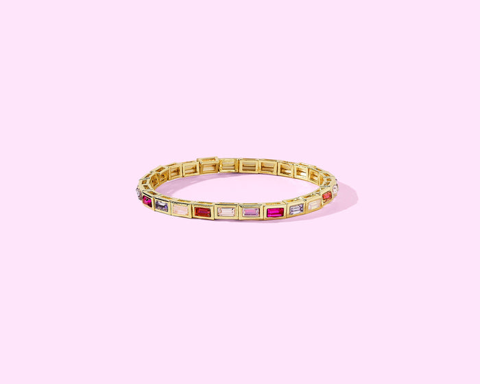 The Ella Enamel Stretch Bracelet
