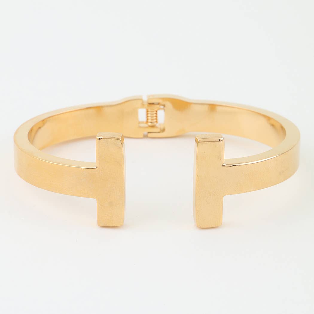 Bold Open T Cuff Bracelet