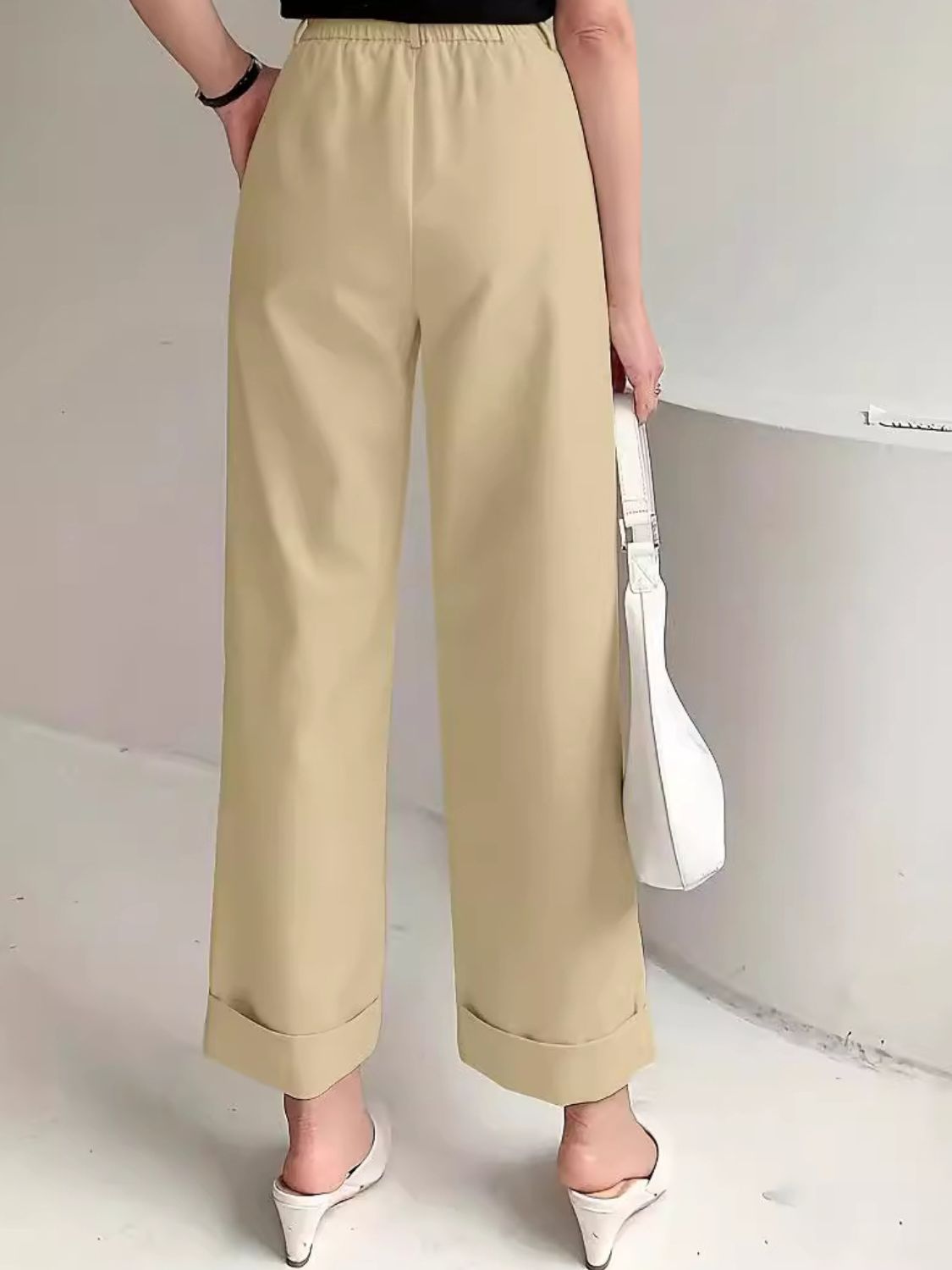 Full Size High Waist Pants