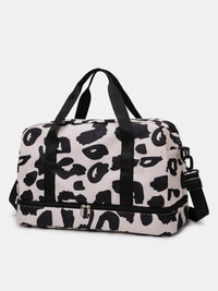 Oxford Cloth Leopard Travel Bag