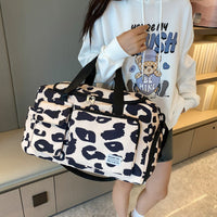 Oxford Cloth Animal Print Travel Bag