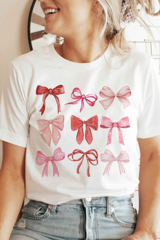 MULTI RIBBONS Graphic T-Shirt