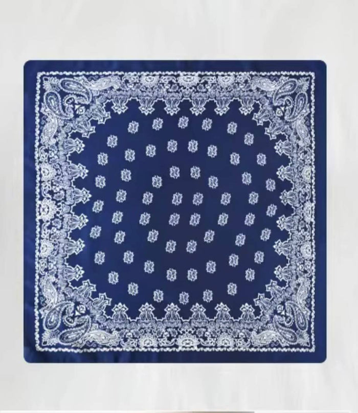 Blue Paisley Wild Rag