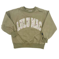LuLu Mac Camo Embroidered Sweatshirt