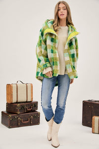 PLUS PLAID BACK SPIRIT JACKET