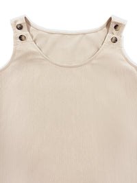 Pocketed Scoop Neck Sleeveless Dress