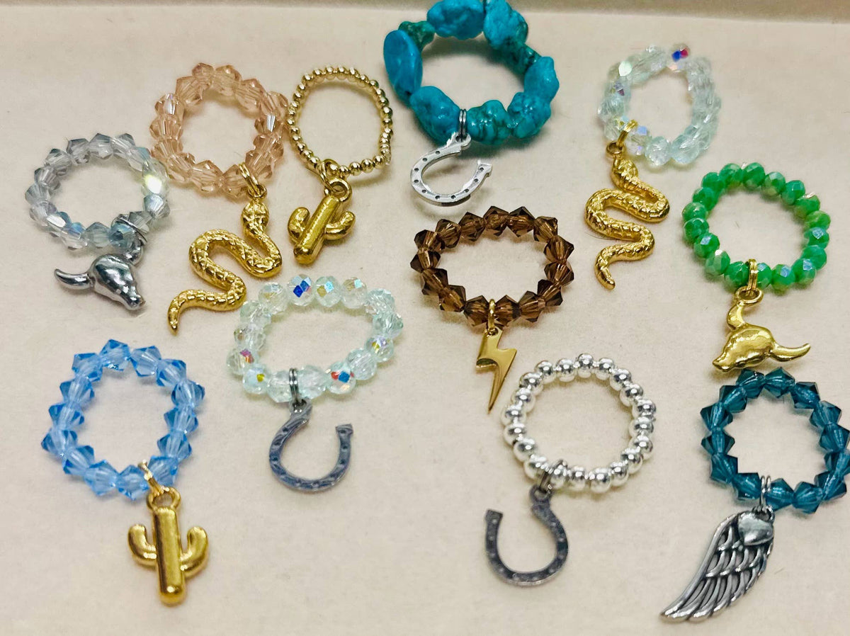Western Bandana Stretch Charms 