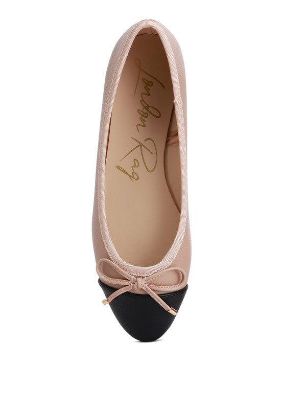 Minato Two Tone Ballet Flats