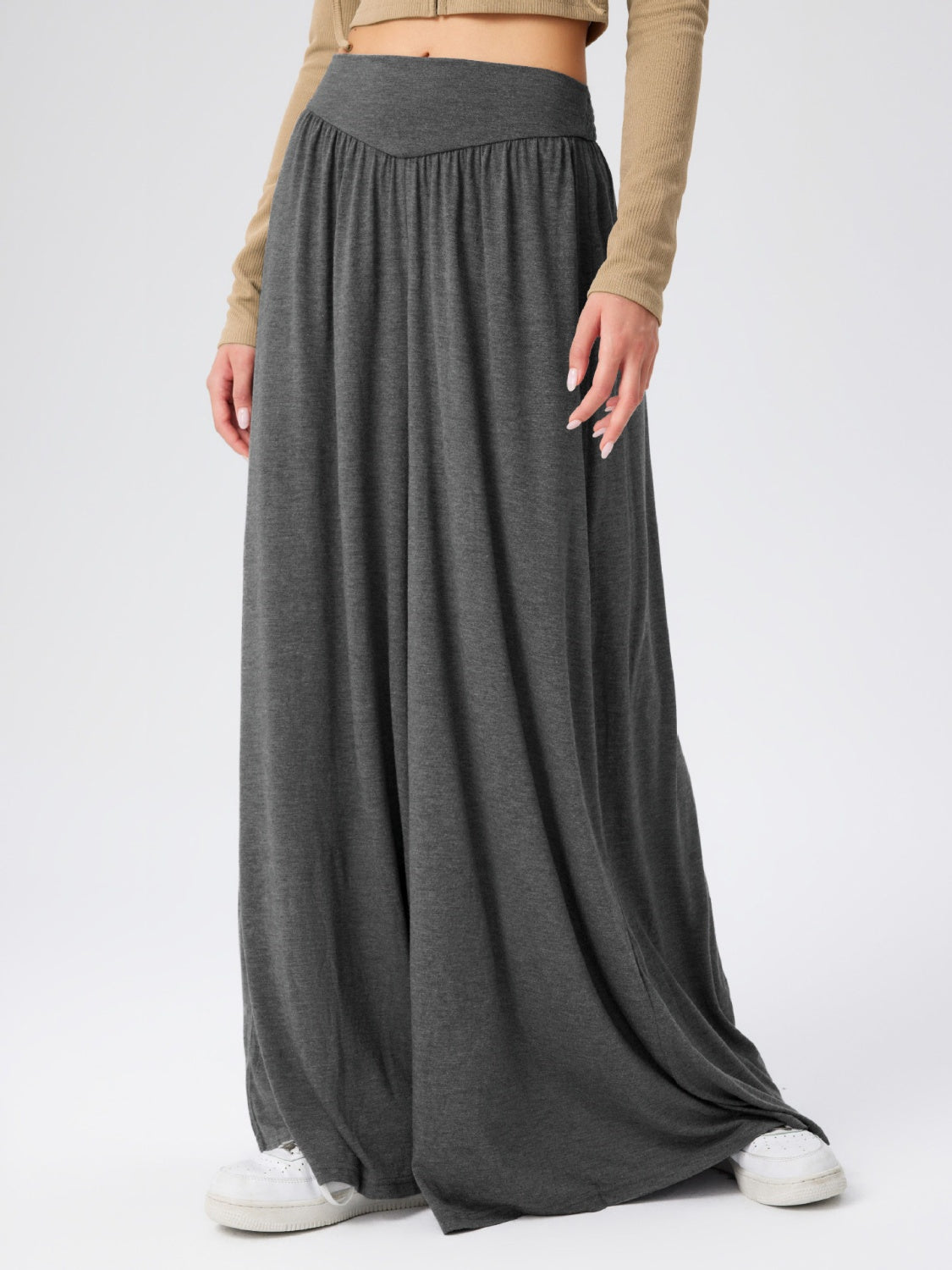 High Waist Wide Leg Pants