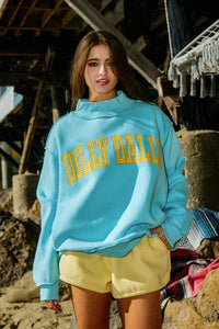 Bucket List Dilly Dally/ Lolly Gag Reversible Mockneck Sweatshirt