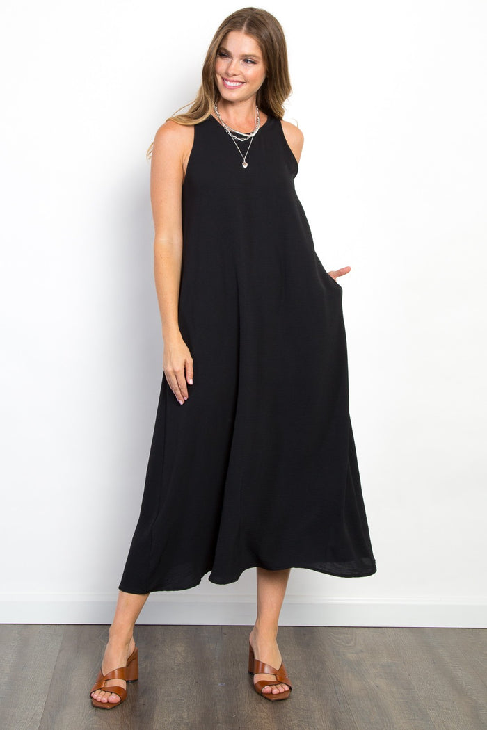 Be Stage Midi Tank Dress with Pockets