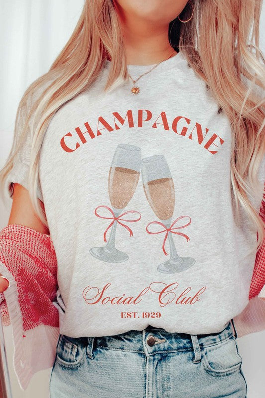 CHAMPAGNE SOCIAL CLUB Graphic T-Shirt