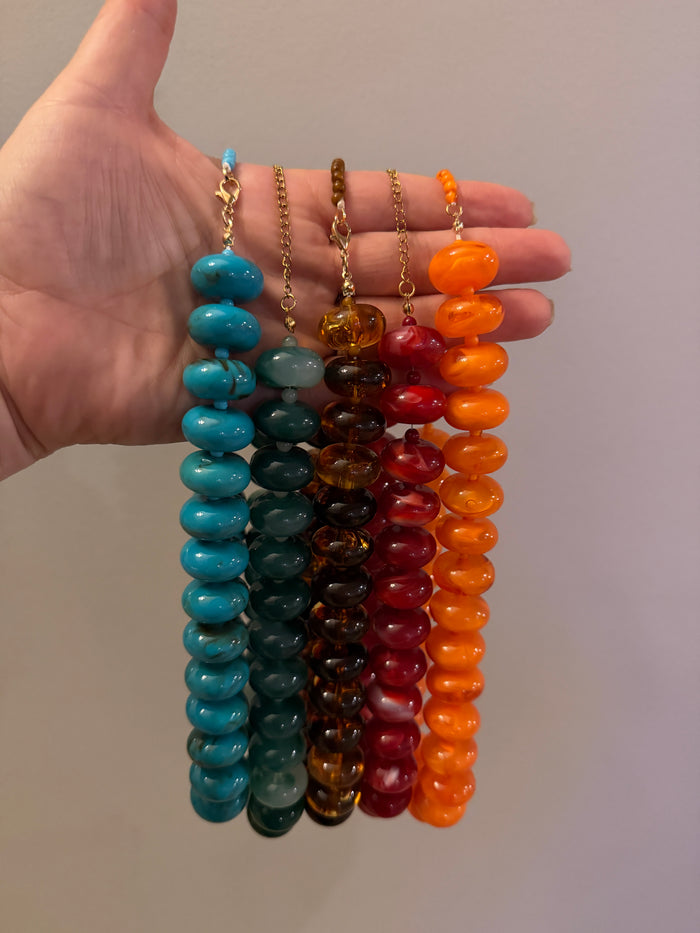 Acrylic Statement Necklace