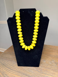 Catalina Beaded Necklace in Yellow