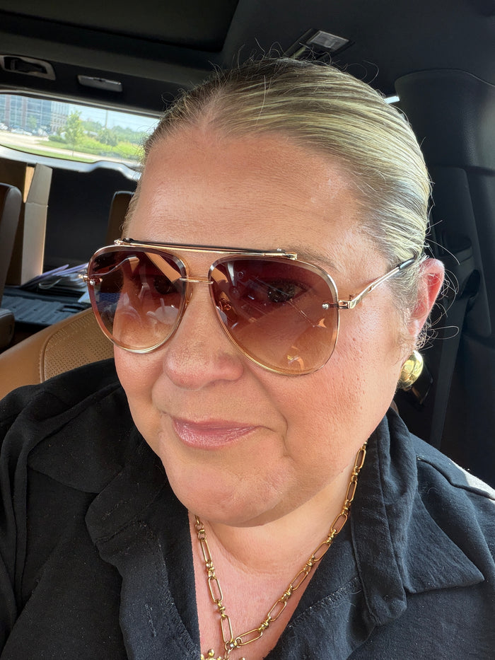 Cannes Sunglasses - Gold