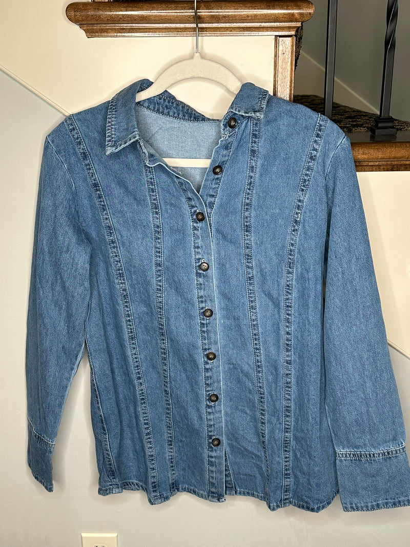 Button Up Denim Shirt