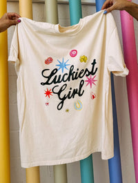 Etta and East Luckiest Girl Comfort Colors T-Shirt