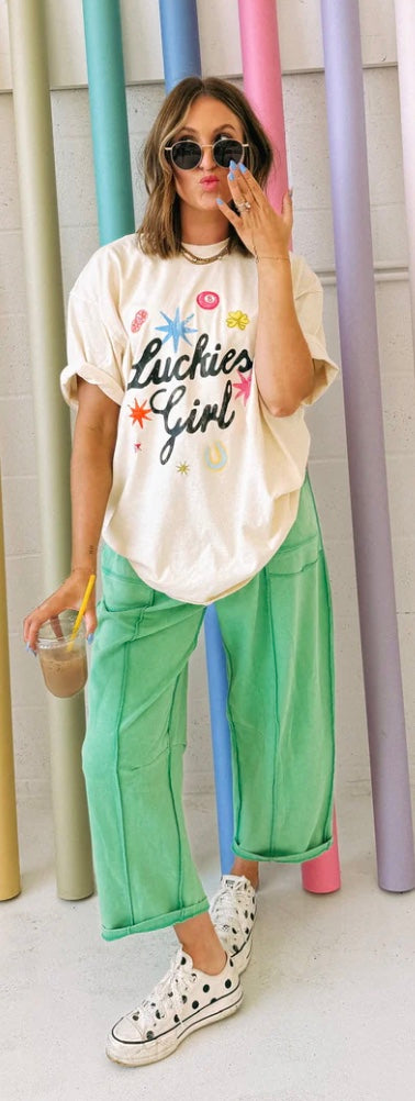 Etta and East Luckiest Girl Comfort Colors T-Shirt