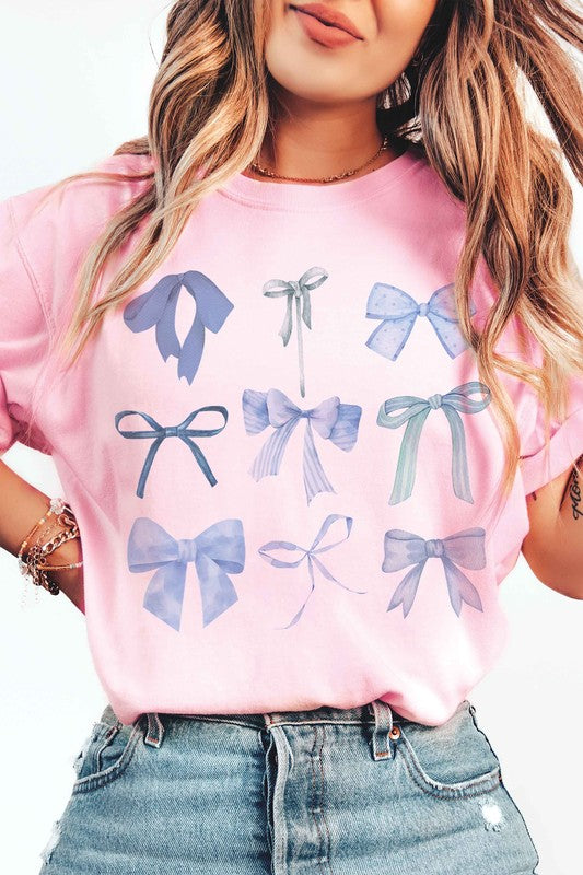 BLUE BOWS Graphic Tee