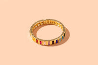 Enamel Stretch Bracelet - Earth Tone Colors - Asst Styles