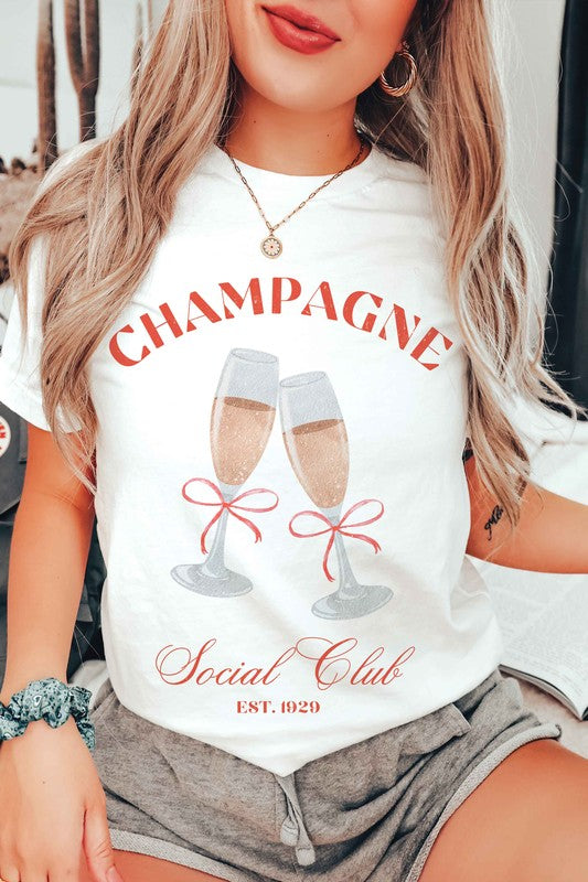 CHAMPAGNE SOCIAL CLUB Graphic T-Shirt