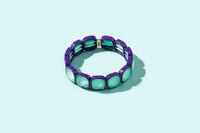 Enamel Stretch Bracelet - Earth Tone Colors - Asst Styles