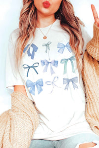 BLUE BOWS Graphic Tee