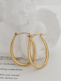 18K Gold-Plated Titanium Steel Earrings