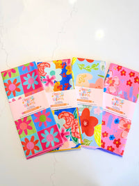 Pinky Pie Floral- Microfiber Waffle Weave Tea Towel