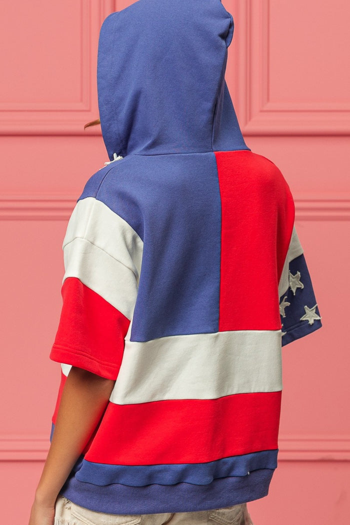 BiBi American Flag Theme Hoodie