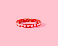 Enamel Stretch Bracelet - Assorted Styles - Love