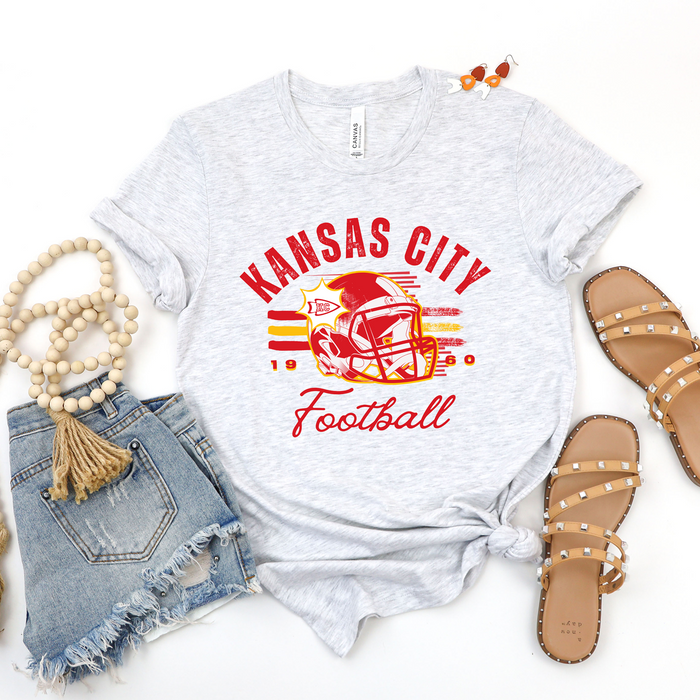 Kansas City Vintage Helmet Tee or Sweatshirt