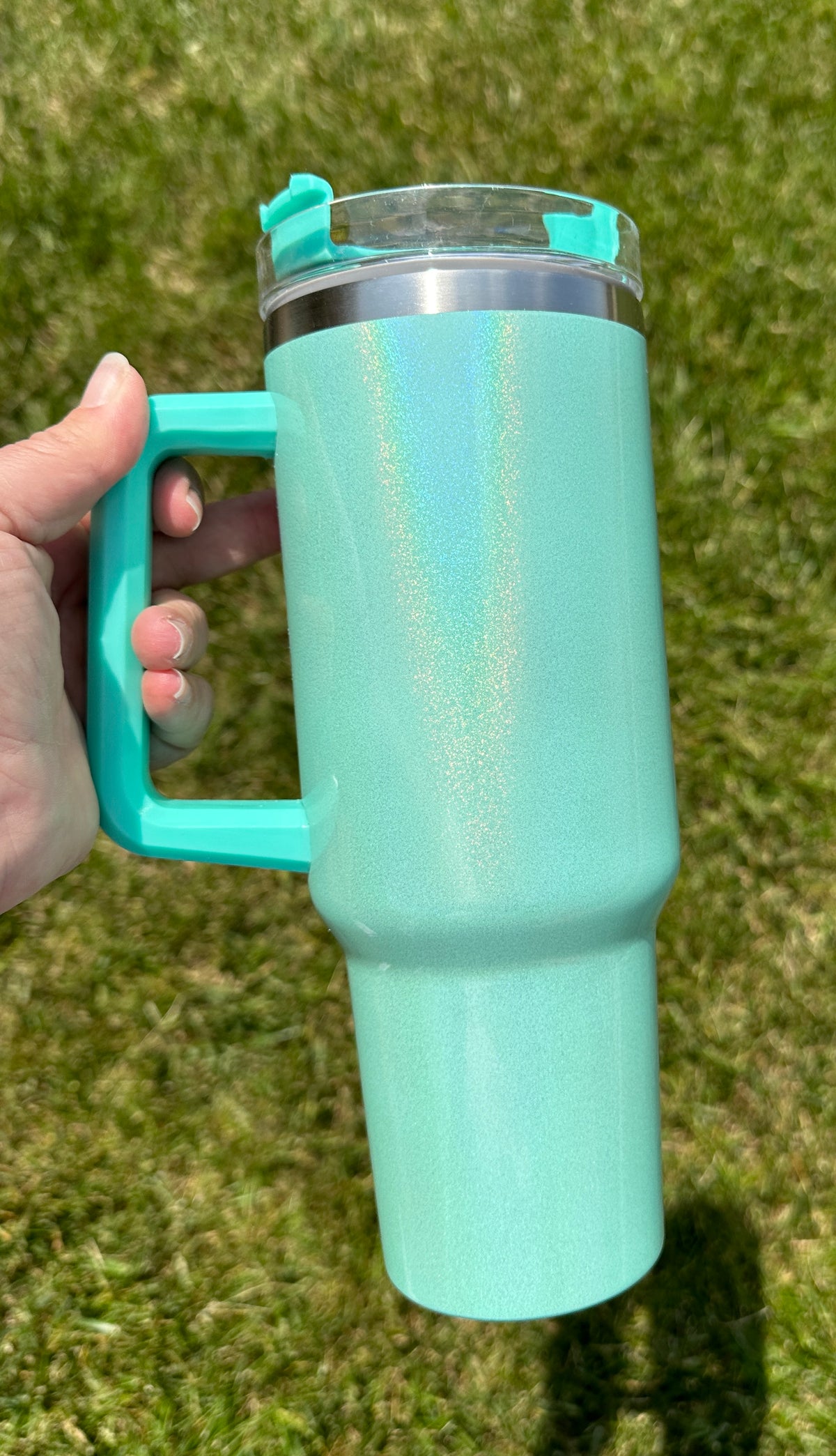 40oz Shimmer Tumbler Cup with Straw