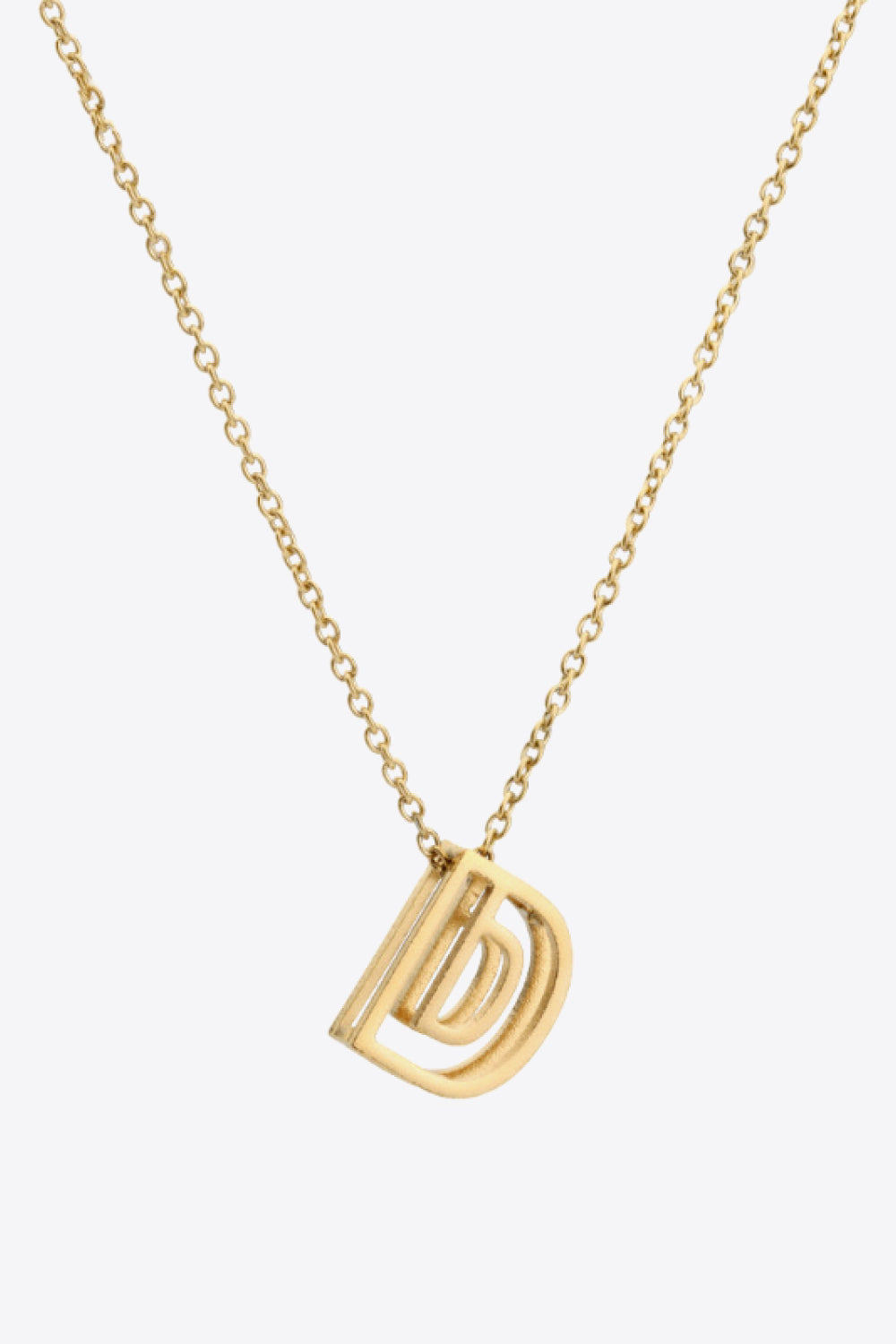 A to J Letter Pendant Nekclace