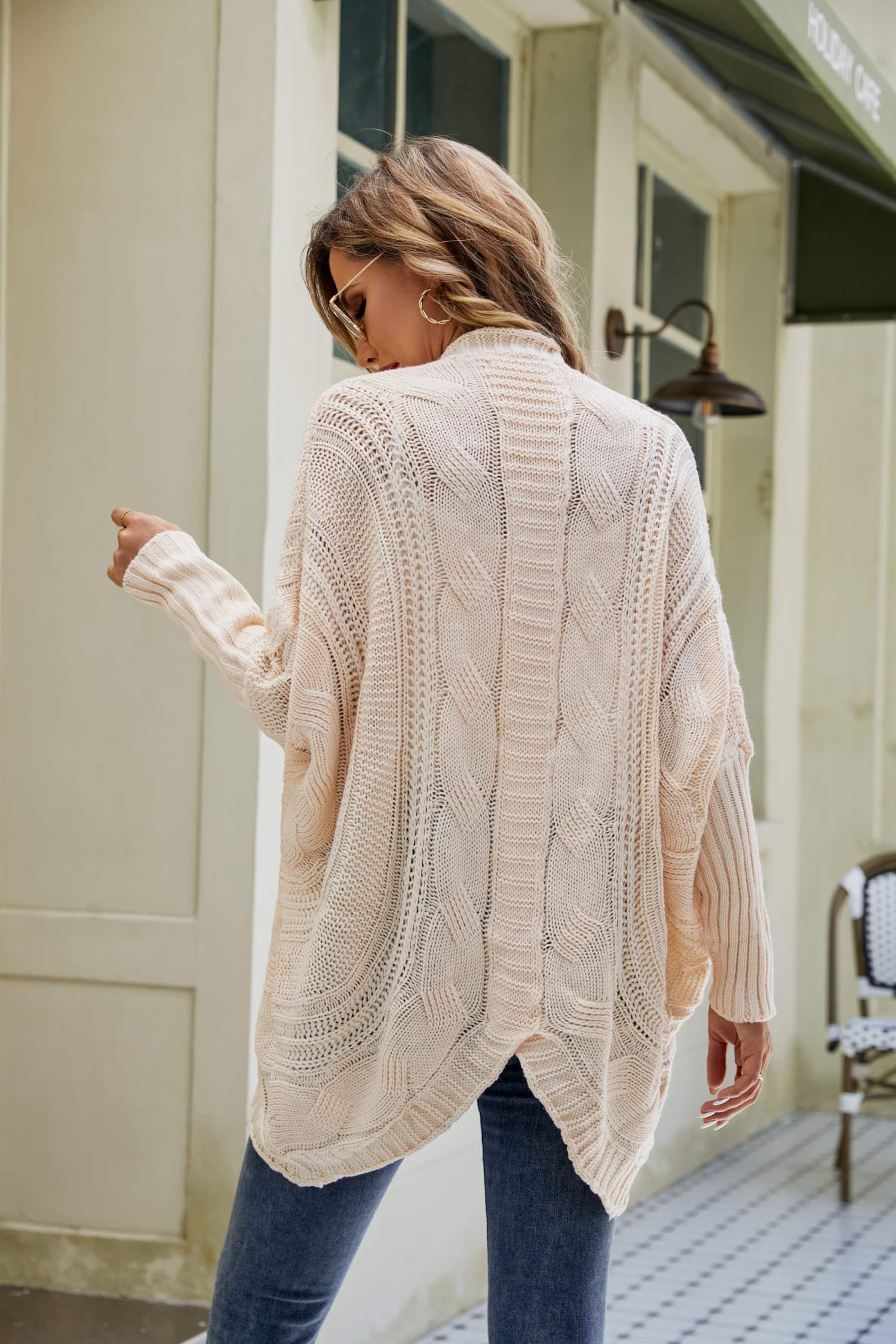 Dolman sleeve open front cardigan best sale