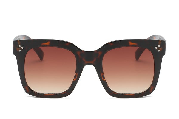 Unisex Square Flat Top Fashion Sunglasses