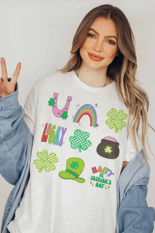 LUCKY ST PATRICK'S GALLERY GRAPHIC TEE
