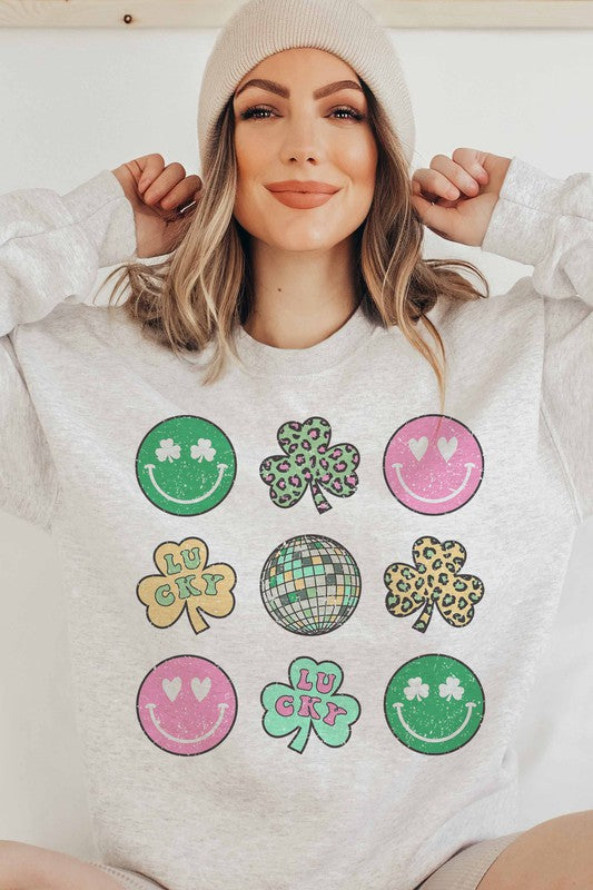 SMILEY ST PATRICK'S GALLERY SWEATSHIRT