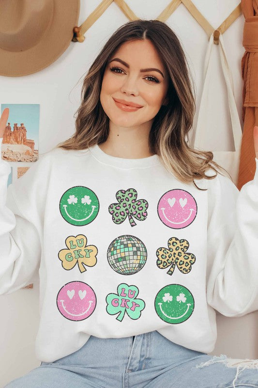 SMILEY ST PATRICK'S GALLERY SWEATSHIRT